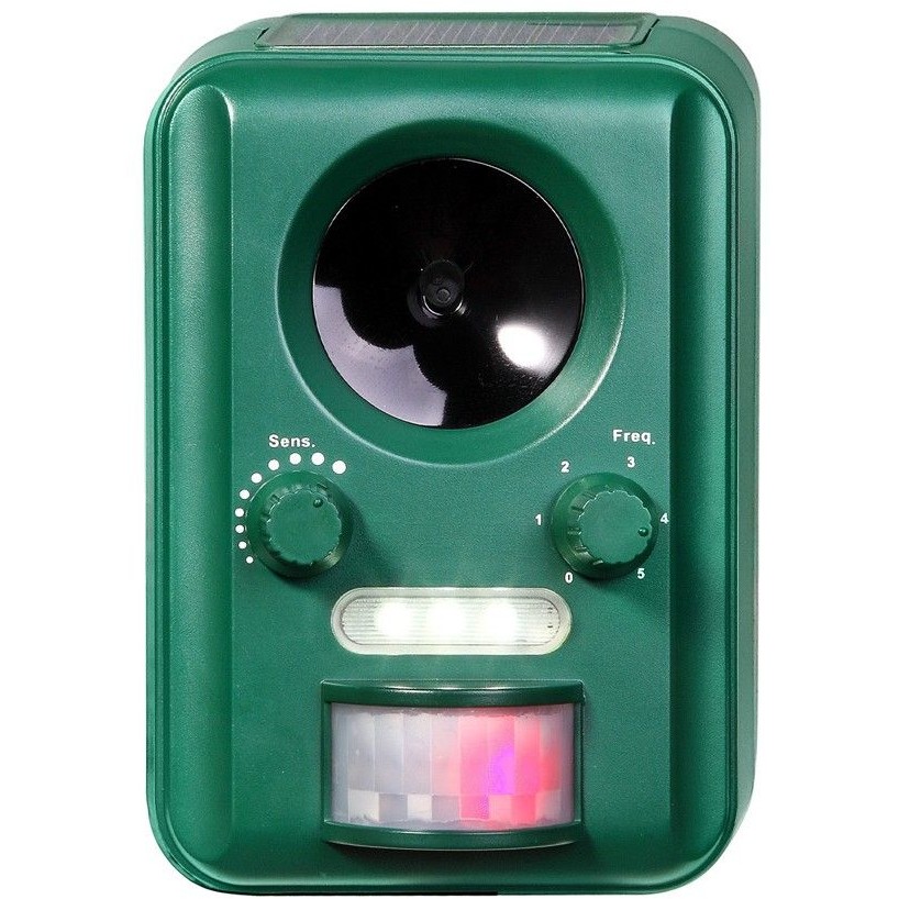 Aparat cu ultrasunete pentru alungat cainii, pisicile, rozatoare mari, fix, AnimalStop PS-326, 200mp