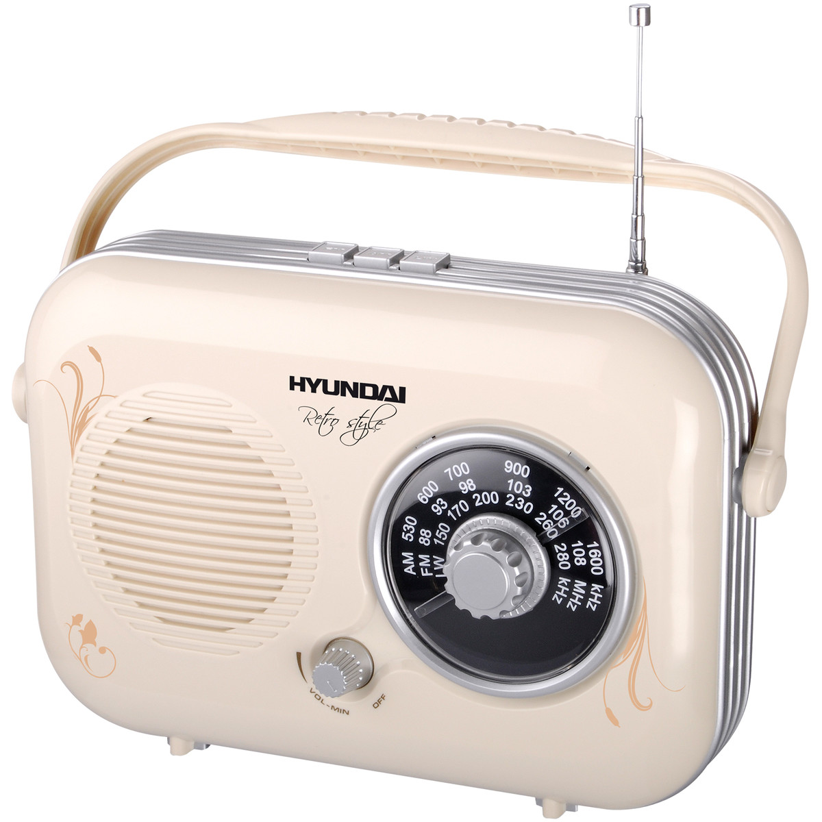aparat radio PR100B, Bej