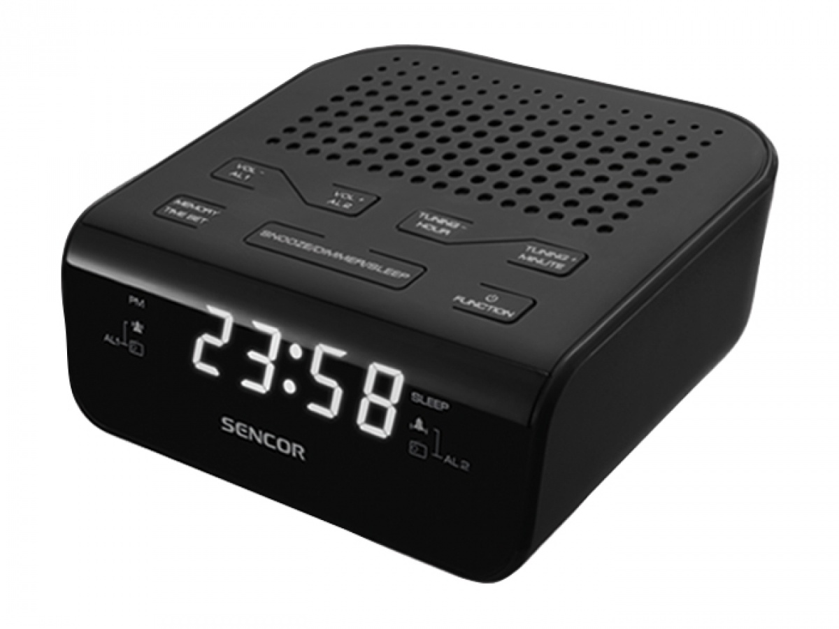 Aparat radio SRC136B cu ceas