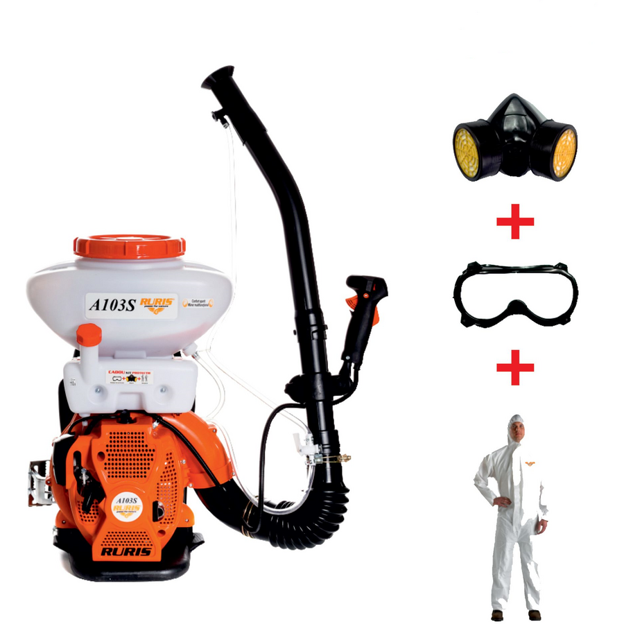Atomizor A103S, benzina, putere 3CP, kit protectie cadou