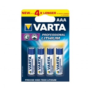 Baterie VARTA LITOWER3 BAVA 6103, (AAA), 4 bucati professional