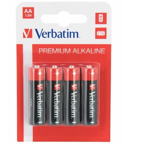 Baterii Verbatim Premium, 4x AA LR6 blister