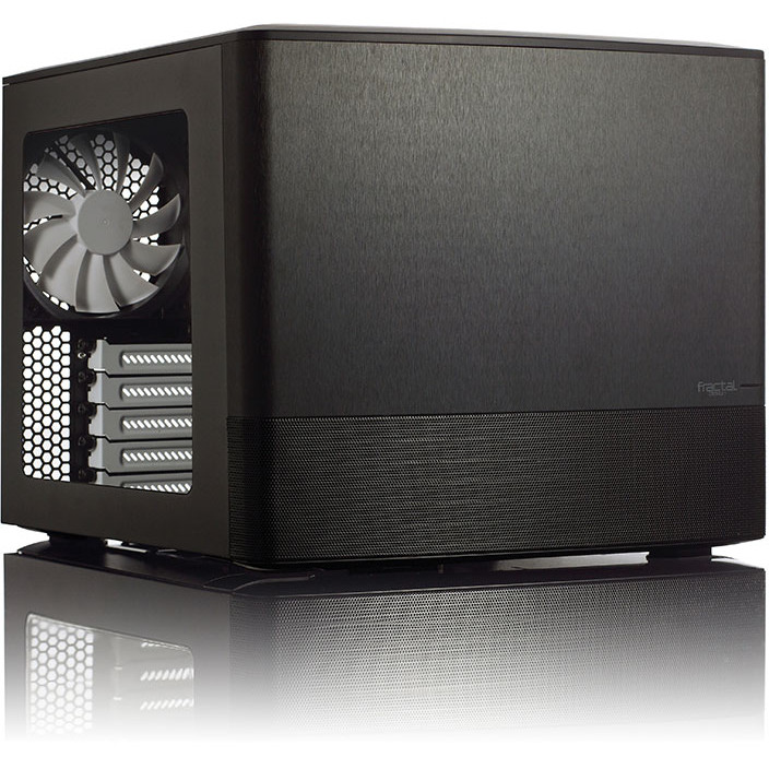 Carcasa Node 804, Mini Tower, neagra, fara sursa