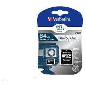 Card de memorie Pro microSDXC 64GB Clasa 10 + Adaptor SD