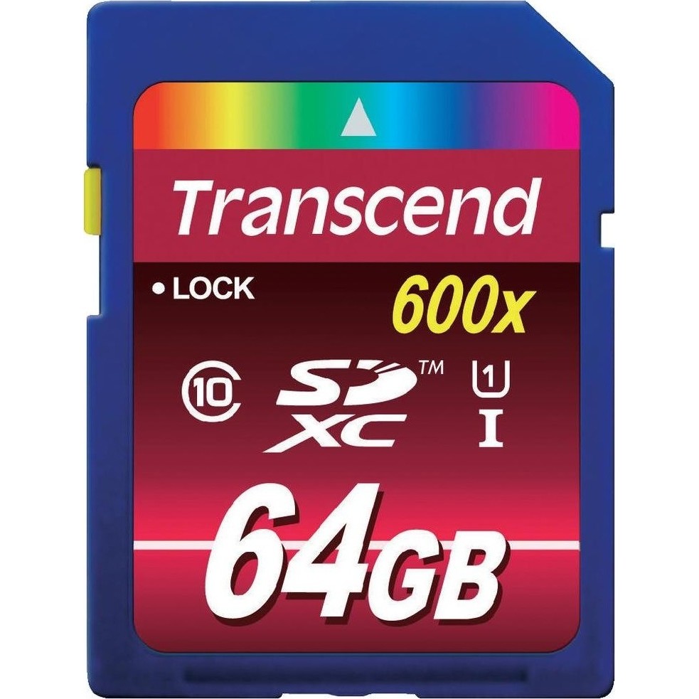 Card memorie TS64GSDXC10U1 SDXC 64GB Class 10 UHS-I 600x