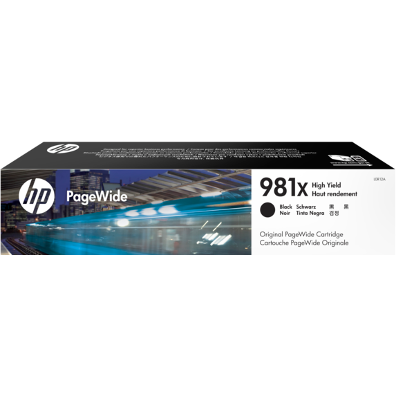 CARTUS BLACK XL NR.981X L0R12A ORIGINAL HP PAGEWIDE ENTERPRISE