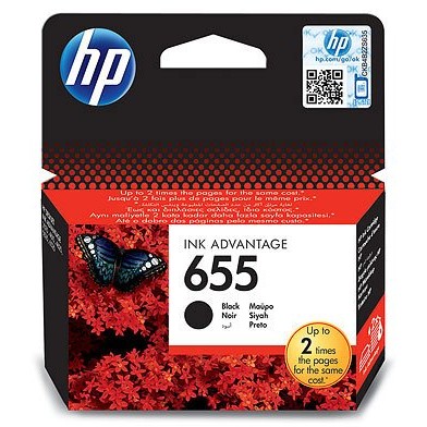 Cartus HP HPINK-CZ109AE ( HP655 ) , Negru
