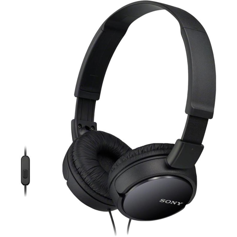 Casti MDR-ZX110AP 24Ohm Difuzor 30mm Black