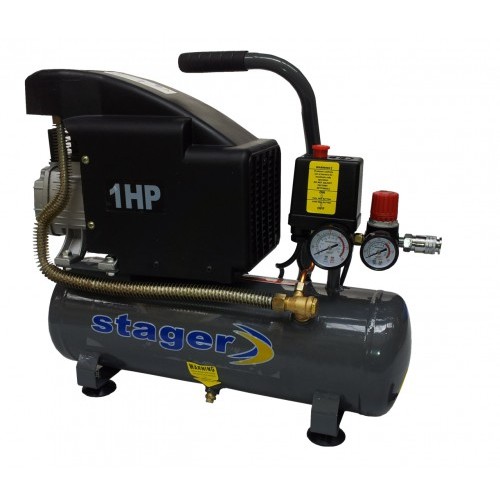 HM1010K compresor aer 6L 8bar 126L/min monofazat angrenare directa