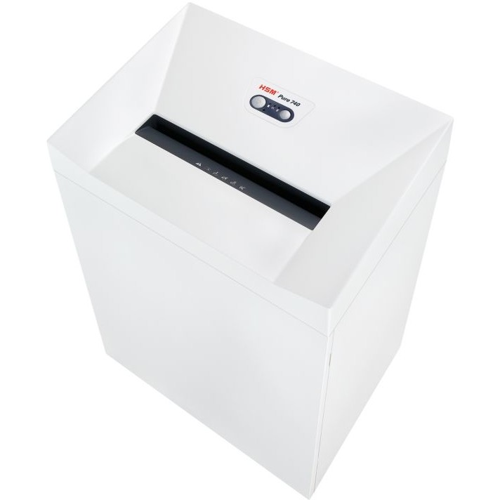 Distrugator documente HSM Pure 740 - strips 5,8mm/ 35-37 sheets 80 g/ 145 l bin/ DIN 2