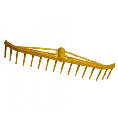GREBLA PLASTIC CU INTARITURA 550X80MM / 16 DINTI