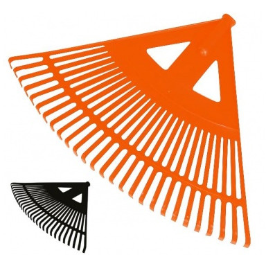 GREBLA PLASTIC EVANTAI 580MM / 27 DINTI / NEAGRA
