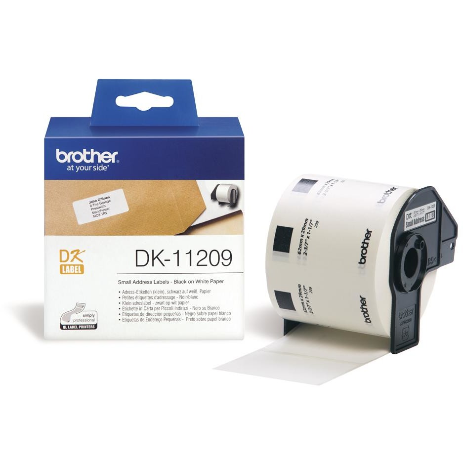 Hartie foto DK11209 etichete mici de hartie pentru adrese 62x29mm, 800 buc