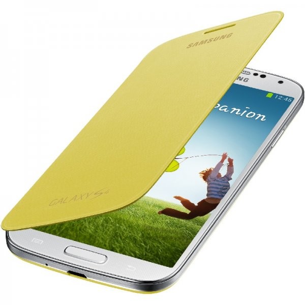 Husa Husa protectie Samsung EF-FI950BYEGWW Galben pentru i9500 Galaxy S4 si i9505 Galaxy S4