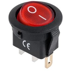 INTRERUPATOR 12V  ROSU IRS 101