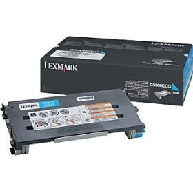 LEXMARK Toner cyan HC       f. C500N