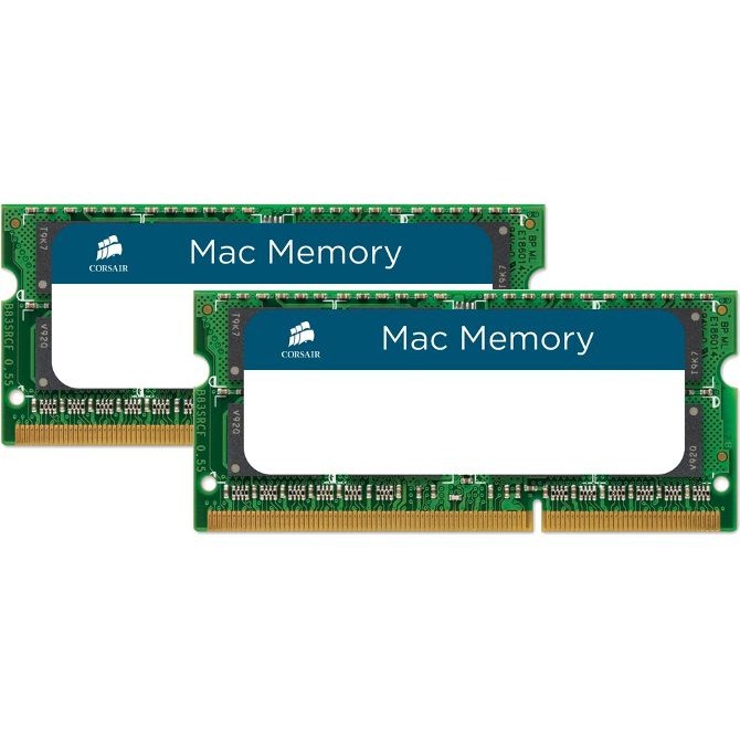 Memorie laptop CMSA16GX3M2A1600C11 SODIMM pentru Mac, 2x8GB DDR3 1600MHz CL11