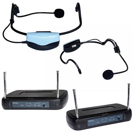 Microfon MICROFON PROFESIONAL WIRELESS TIP CASCA UHF 647.7MHZ BST