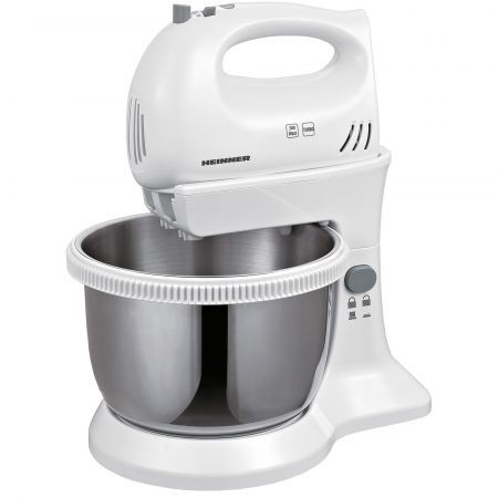 Mixer cu bol HMBR-300W 3.4l alb / inox