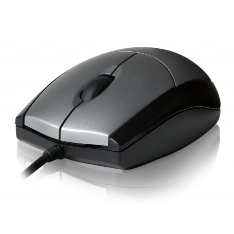 Mouse MV3000010-5EC, optic, USB, 1000 dpi, argintiu/ negru