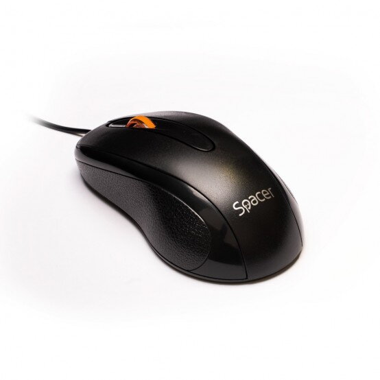 Mouse OPTIC SPACER, 1000DPI, black, USB SPMO-F01