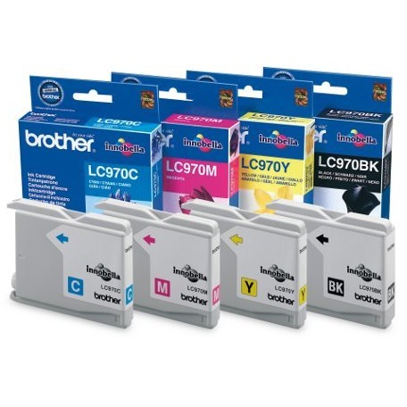 Pachet 4 tonere Brother LC970VALBP - DCP135C, DCP150C, MFC235C, MFC260C