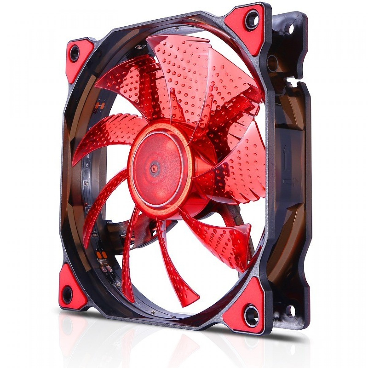 Ventilator pentru carcasa Polar Wind 120mm Red LED
