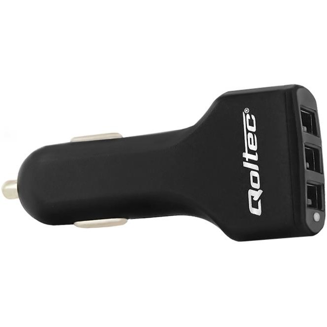 Qoltec Car charger 24W | 5V | 4.8A | 3xUSB 50027.24W