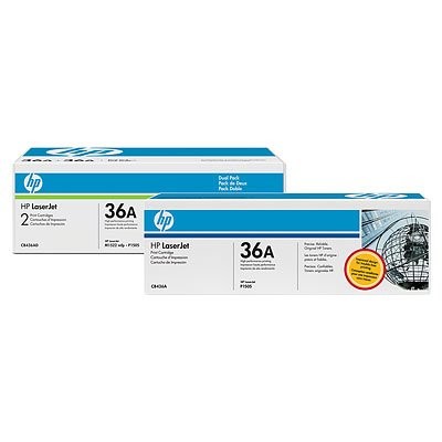 Set 2 Cartuse tonere Hp HPTON-CB436AD, Negre