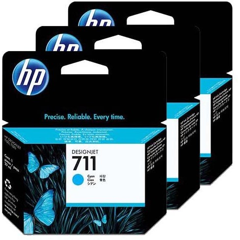 Set 3 Cartuse hp HPINK-CZ134A, Albastru