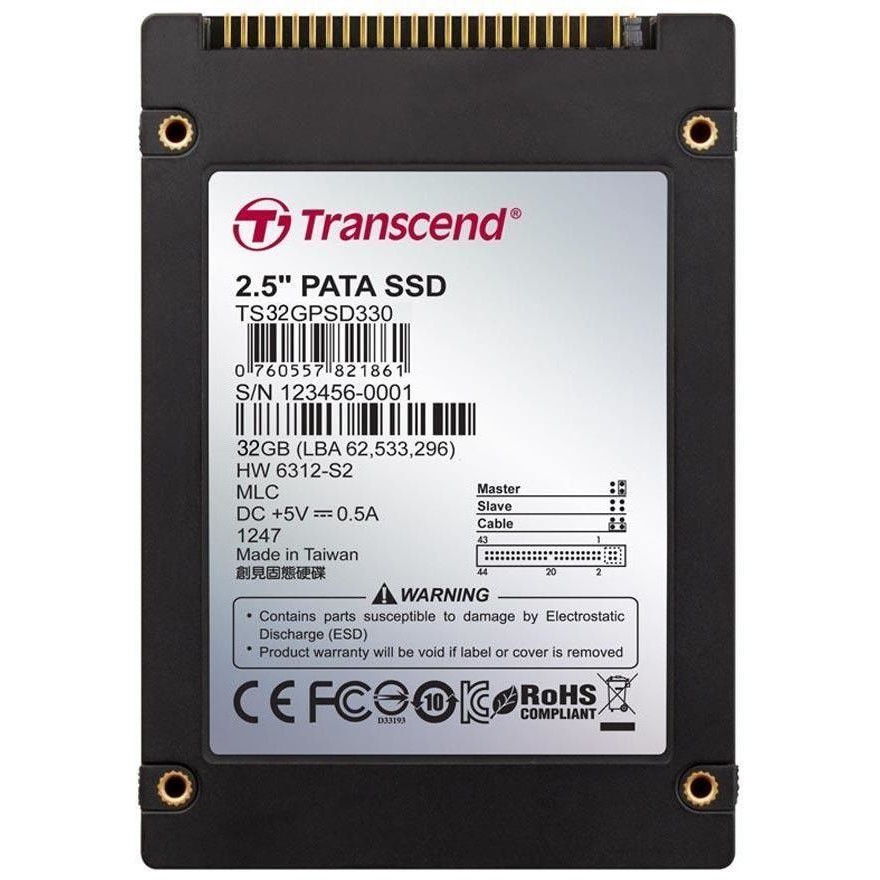 SSD TS32GPSD330 PATA 32GB SSD, 2.5 inch, MLC