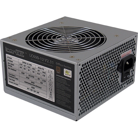 Sursa LC600-12 V2.3, 450W,ventilator 120 mm, PFC Activ