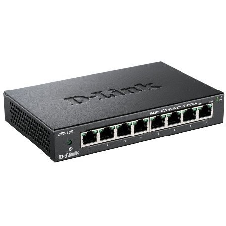Switch DES-108 8 porturi