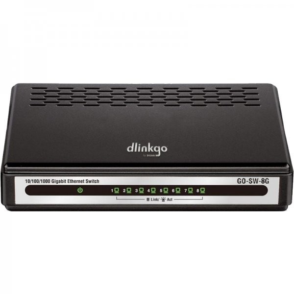 Switch GO-SW-8G, 8 porturi, 10/100/1000 Mbps