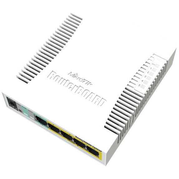 Switch RB260GSP - SwitchOS 5xGig LAN, 1xSFP,Soho Switch, PoE output on ports 2-5