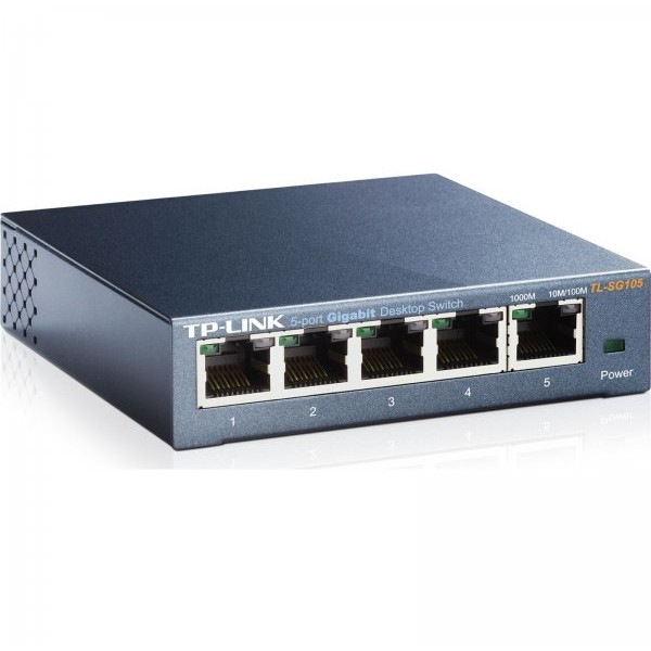 Switch Desktop TL-SG105 5 Porturi RJ-45 Gri