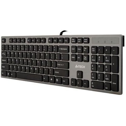 Tastatura KV-300H, slim, USB, gri