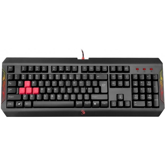 Tastatura Q100 Bloody, ilumintata, USB