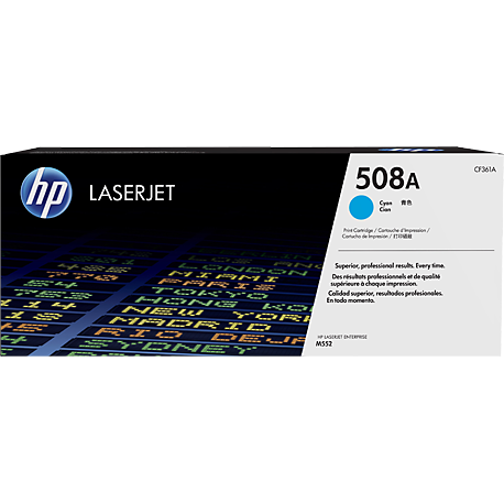 Toner  508A cyan,  5000 pagini, LaserJet M552dn, M553dn,n,x, M577c,dn,f