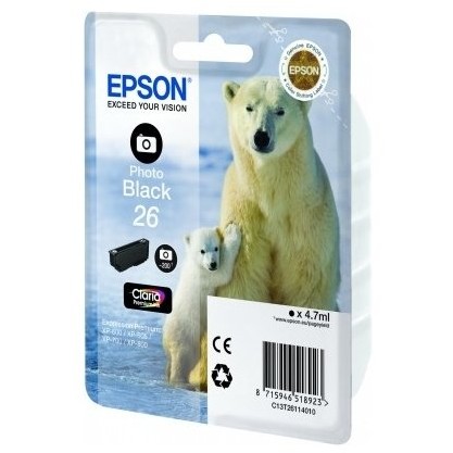 Toner inkjet Epson 26 Photo Black, 4.7 ml