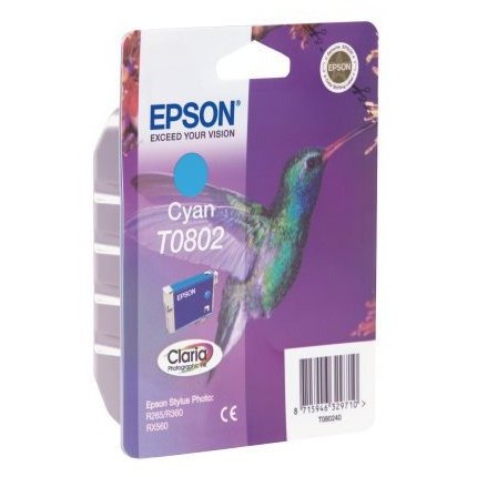 Toner inkjet Epson T0802 Cyan, 220 pag