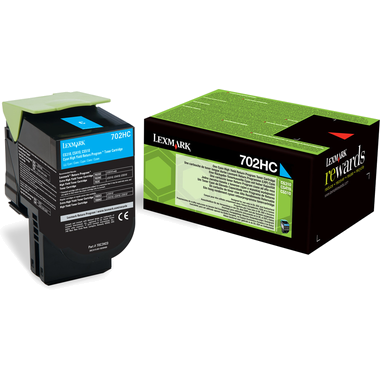 toner laser 70C2HC0 702HC, Cyan, 3000 pagini