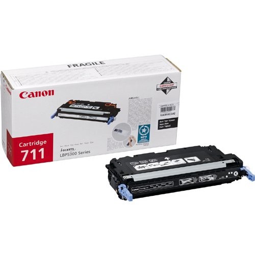 Toner laser Canon 711 - Negru, 6000 pagini