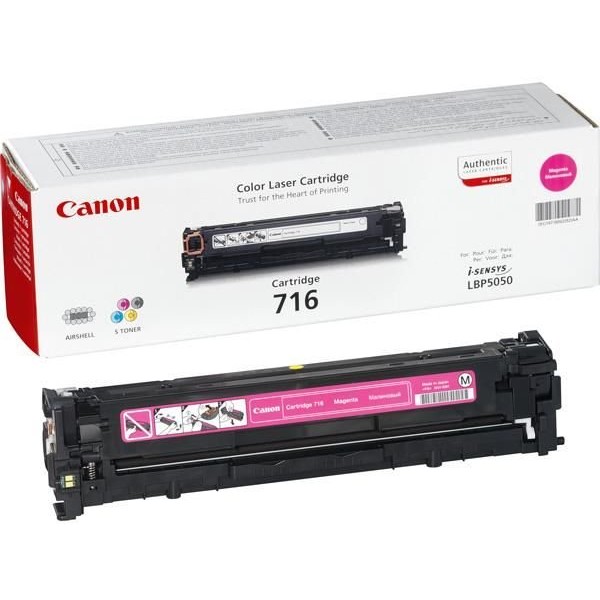 Toner laser Canon 716 - Magenta, 1500 pagini