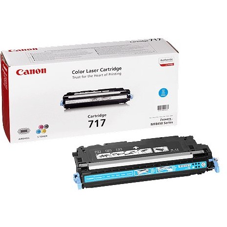 Toner laser Canon 717 - Cyan, 4000 pagini