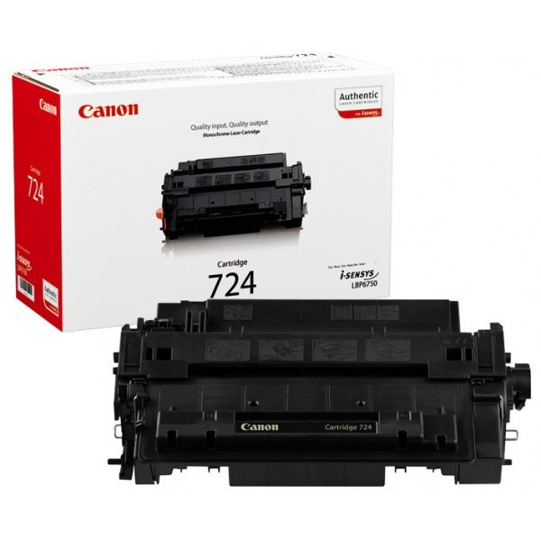 Toner laser Canon 724 negru, 6000 pagini