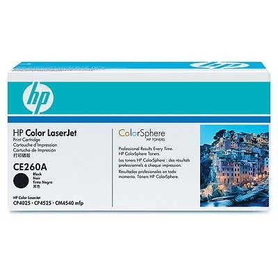Toner laser HP CE260A - negru, 8500 pag, CP4025 / 4525