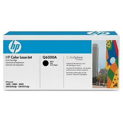 Toner laser HP Q6000A - Negru, 2.500 pagini