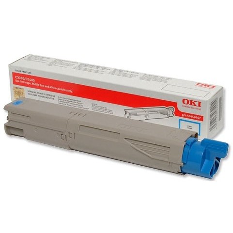 Toner laser OKI seria C33/34/3450/36 - Cyan, 2500 pagini