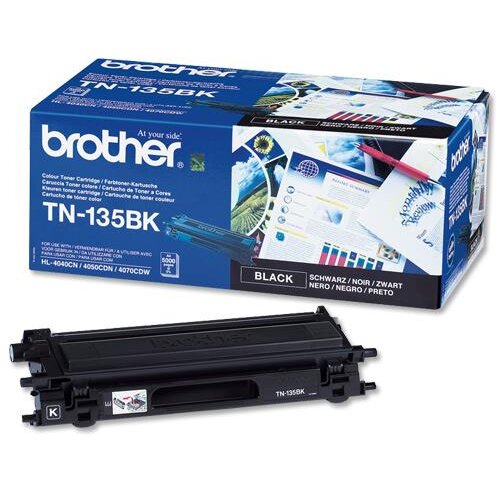 Toner laser TN135BK - Negru, 5000 pagini